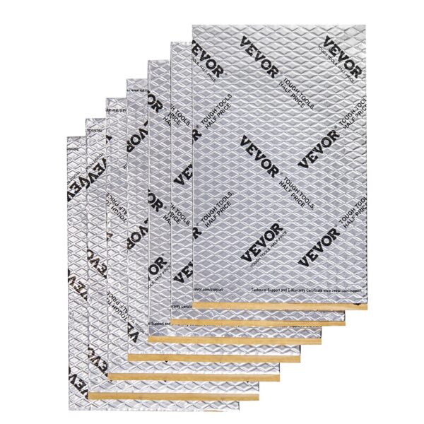 Car Sound Deadening Mat, 80 Mil 36 Sqft Car Sound Dampening Material, Butyl Automotive Sound Deadener, Noise Insulation And Vibration Dampening Material For Car