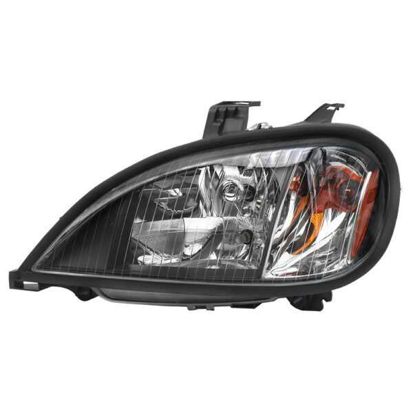 Black Halogen Headlights Assembly Compatible With Freightliner Columbia2004-2017 Driver Side