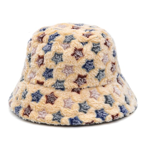 588775550 Autumn Winter Camouflage Faux Fur Bucket Hats Women Girl Fashion Warm Soft Velvet Fluffy Fisherman Hat Ladies Outdoor Panama