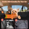 43dc9e61-0785-4a29-9424-66b22d06fec1.jpg Dog Car Back Seat Cover With Zipper Mesh Window Storage Bags Waterproof 600D Oxford Cloth Car Seat Protector With Slide Flaps For Cars Trucks SUVs