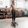 440b05a2-6843-4270-a3ae-390006349b5f.jpg Fitness Step Machine, Mini Step Machine With Resistance Band, Home Fitness Equipment With 330.7LBS Load-bearing Capacity, Hydraulic Fitness Step Machine With LCD Display Screen