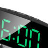 588596984 Fashion Curved Screen Clock Electronic Clock Large Screen LED Mirror Clock Silent Alarm Clock