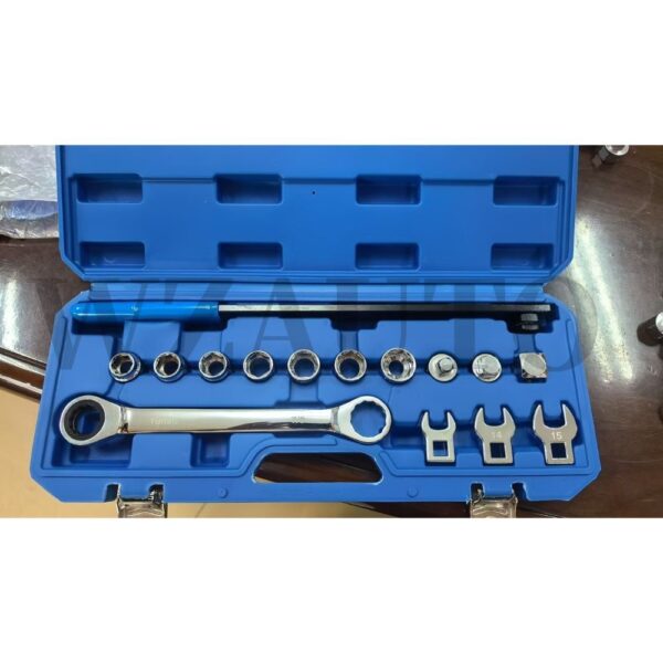 454ca59c-2b75-45d1-8583-5439f08ccdbf.jpg 15-piece Adjustable Wrench For Automotive Engine Belt, Belt Pulley Disassembly And Assembly, Idler Gear Tensioning Special Auto Repair Tool