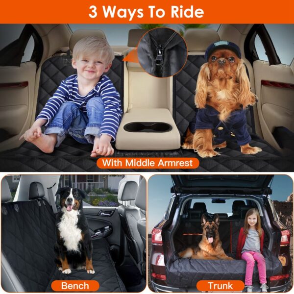 45d68f7d-16ce-421b-a65b-ae43c01f91a3.jpg 1Pc Dog Car Seat Cover Waterproof Scratchproof Pet Car Rear Protector Mat Pet Back Seat Cover With Dog Seat Belt For Car Truck SUV