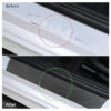 45d9aeae-04ef-4c3b-ae6d-16cea53d986b.jpg Carbon Car Door Sills Protector, Car Door Threshold Protection, Automotive Door Entry Guard 4 Pcs Universal Rubber Scratch Resistant Exterior Accessories