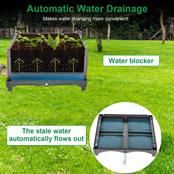 Elevated Garden Flowerpot For Outdoor Plants