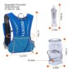 1Pc Sport Hydration Vest Running Backpack With 15oz 50oz Water Bladder Adjustable Strap Storage Bag For Trail Running Marathon Race Hiking