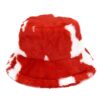 588775556 Autumn Winter Camouflage Faux Fur Bucket Hats Women Girl Fashion Warm Soft Velvet Fluffy Fisherman Hat Ladies Outdoor Panama