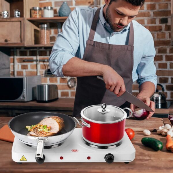 4b4727cc-3230-441f-93e9-312b897229e3.jpg 2000W Double Electric Burner Portable Dual Counter Stove Countertop Hot Plate Kitchen Cooker Stove With 5 Gear Temperature Control