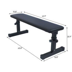 4b82cbc4-c800-4ce3-b99a-67b630c6439d.jpg Flat Weight Bench Home Dumbbell Stool Home Fitness Strength Training Bench Comfortable Design