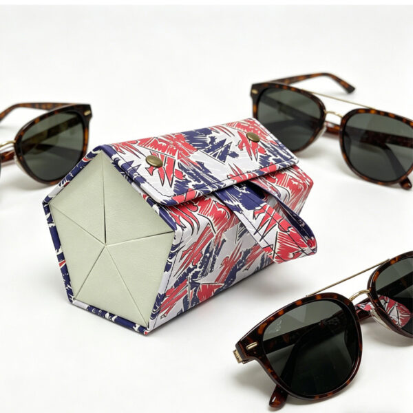5in1 Sunglasses Travel Case Organizer Hangable, Eyeglasses Foldable Storage Organizer