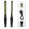 LED USB Rechargeable Work Light Magnetic Flashlight Flexible Cordless Torch Automotive Inspection Light