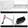 Folding step stool with anti slip pad