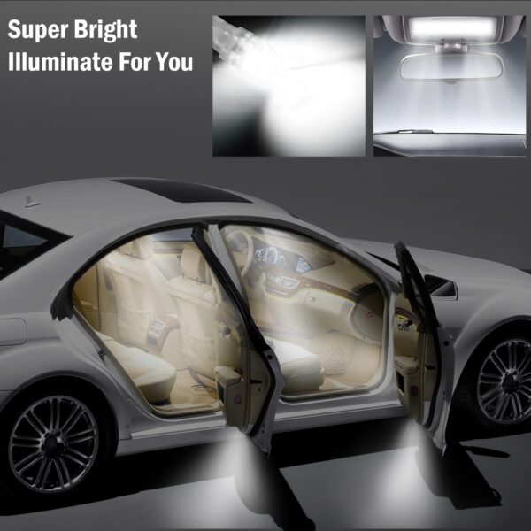 4e11f49e-3f67-41ff-8911-a75364699b80.jpg 20Pcs Per Kit LED Car Light Bulbs 500lm T10 2323SMD 6500K White Auto Lamps Replacement For Dome Map Door Trunk Signal License Plate