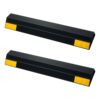 4e72ad87-6119-41c5-bb38-aad087d2bb8a.jpg Parking Stopper, 16 Inch 2 Pcs Heavy Duty Parking Aid For Garage, PP Curb Garage Floor Stopper With Reflective Strips, Vehicles Gadgets For Cars Vans Trucks Tire Wheel Guide Block Stops Bumpers