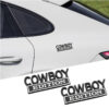 2pack Cowboy Edition Emblems, Seabee Emblem 3D Badge Decal Car Truck SUV,Refrigerator Sticker,Window Display Stickers,Bicycles, Laptops, Fridges