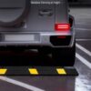 50371c2b-ef0f-4e84-847e-c9cedca5a3b5.jpg Parking Stopper, 72 Inch Heavy Duty Parking Aid For Garage, Rubber Curb Garage Floor Stopper With Reflective Strips, Vehicles Gadgets For Cars Vans Trucks Tire Wheel Guide Block Stops Bumpers