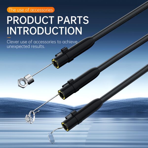 HD Waterproof Endoscope Camera  High-Brightness LED Lights  For Home Plumbing & Automotive Repair