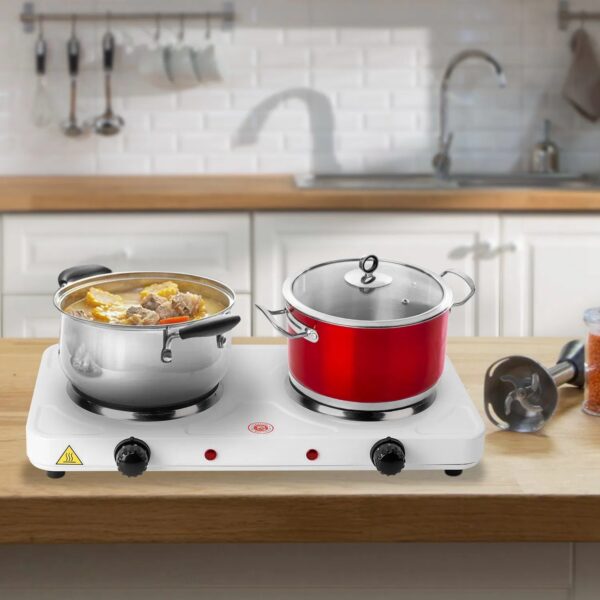 5204356e-84c3-4caa-a695-380731300907.jpg 2000W Double Electric Burner Portable Dual Counter Stove Countertop Hot Plate Kitchen Cooker Stove With 5 Gear Temperature Control