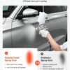 LVLP Air Spray Gun, Gravity Feed Paint Sprayer Gun With 3 Nozzles (1.3/1.4/1.7mm), 600ml Capacity Automotive Paint Sprayer With Air Regulator For Furniture, Car Painting, Home Improvement