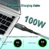 100W digital data cable suitable for Apple 27W mobile phone 15 fast charging cable, dual-type-c to USB-C conversion