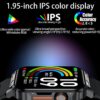 L81 Outdoor Sports Square Smartwatch Answer Call Big Battery Fitness Tracker Waterproof Smartwatch Men For IOS Android