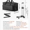 57d6a9cf-be34-4afc-a1d0-97ac2f3d2c76.jpg Rolling DJ Cable Bag, 1680D, Padded File Gig Bag With Wheels, 6 Detachable Divider, Travel Storage Music Gear Case, For Professional DJ Gear, Musical Instrument And Accessories, Sound Equipment