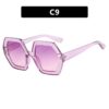 Polygon sunglasses anti-UV sunglasses
