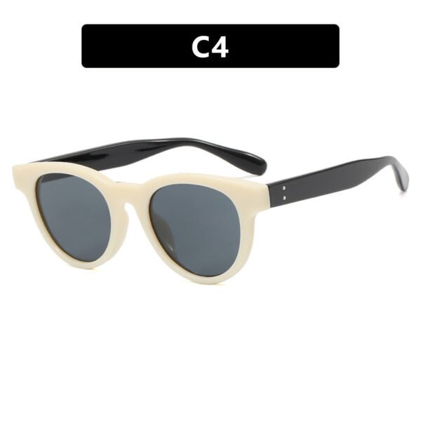 Cat's Eye Small Frame Korean Sunglasses Round Fashion Sunglasses Instagram Street Photography New Sunglasses Retro Women