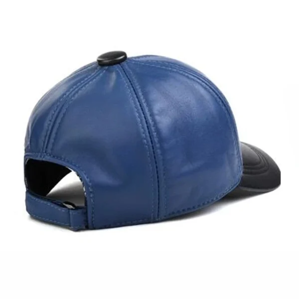 Spring/Winter Candy Color Real Leather Baseball Caps Sheepskin Men/Women Youth Duck Tongue Wamr Hats Pink/Red Hip Pop Bonnet Fem