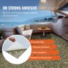 5a612621-f991-4053-bd04-f68f291449ec.jpg Boat Flooring, EVA Foam Boat Decking 94.5" X 23.6", Non-Slip Self-Adhesive Flooring, 31.1sq.ft 2 Rolls Of Marine Carpet For Boats, Yacht, Pontoon, Kayak Decking