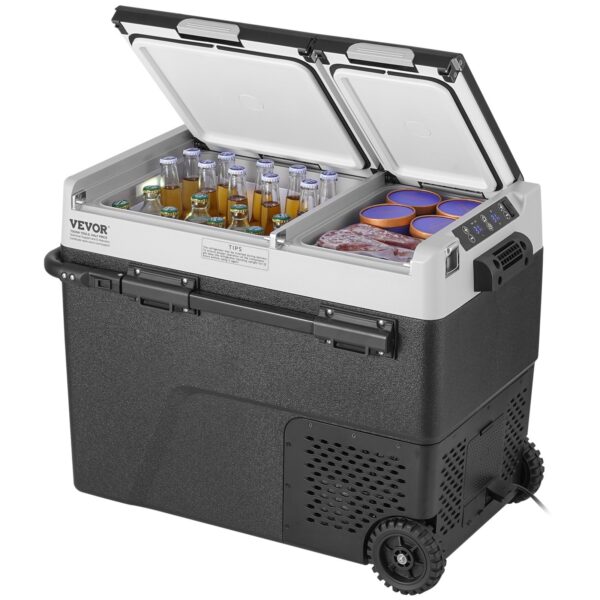 5b30bb85-d9e0-4a46-b7fd-2ac9e7fabb93.jpg Portable Car Refrigerator Freezer Compressor 58 L Dual Zone For Home Car