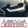 2pcs Emblem Car Decal, 3D Metal Letter Badge For Auto Front Hood, Trunk, Fender, Strong Adhesive Car Replacement Sticker, Universal Vehicle Exterior Decorations