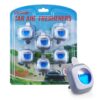 Car Air Freshener 6-Pack New Car Scent Vent Clip 4ml Each Vent Air Fresheners
