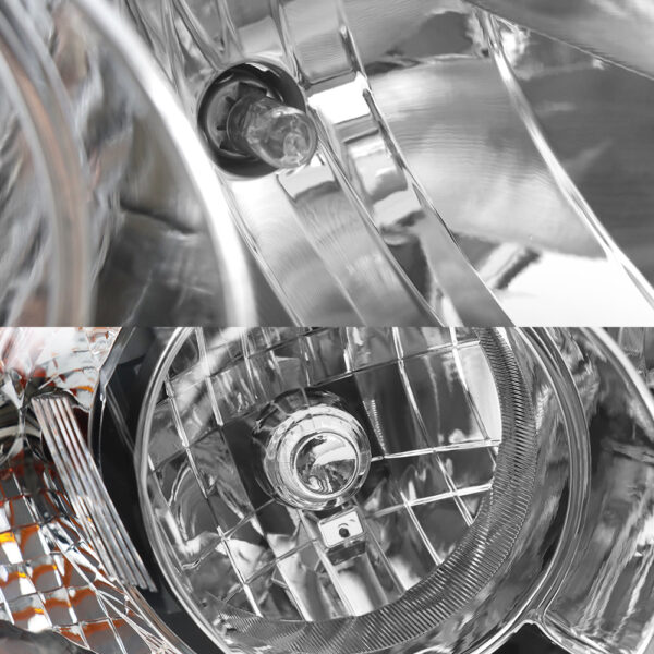Chrome Headlights Assembly Compatible With International ProStar 2008-2016 Left Driver Side