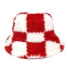 588775537 Autumn Winter Camouflage Faux Fur Bucket Hats Women Girl Fashion Warm Soft Velvet Fluffy Fisherman Hat Ladies Outdoor Panama