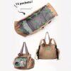 Ins Backpack Fashion Multifunctional Large Capacity Shopping Shoulder Bags Women Waterproof Travel Handbag