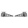 Auto Car Truck Service Ramps Lifts With Pedal, Garage Car Lift Hydraulic Ramps 5 Ton,Automotive Hydraulic Lift Repair Frame Lift  2 Pack Black Color