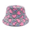 588775545 Autumn Winter Camouflage Faux Fur Bucket Hats Women Girl Fashion Warm Soft Velvet Fluffy Fisherman Hat Ladies Outdoor Panama