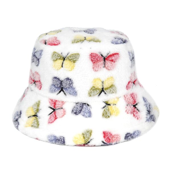588775548 Autumn Winter Camouflage Faux Fur Bucket Hats Women Girl Fashion Warm Soft Velvet Fluffy Fisherman Hat Ladies Outdoor Panama