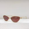 Sunglasses TF3095 Women's Sunglasses Cat Eye Frame Sunglasses High Quality Metal Frame