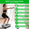 1Pc Vibration Exercise Machine With Resistant Bands For Spring Summer Fitness Remote Control Whole Body Vibration Platform Workout Equipment Home Fitness Training Equipment For Weight Loss Fat Burner