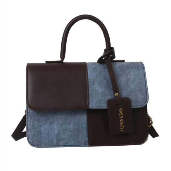 69496eca-dc2f-47ba-84ef-2eb31c9d0af9.jpg Popular Fashion Stitching Texture Portable Shoulder Messenger Bag