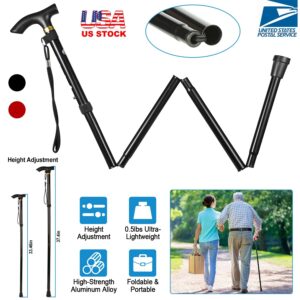 69fc811f-476d-4987-921a-d433ae805862.jpg 1Pc Walking Cane Aluminum Alloy Walking Stick Adjustable Folding Travel Hiking Stick Antislip