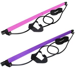 6a3c6bc8-db87-4a5c-98dd-20f14b769c10.jpg Pilates Stick Home Fitness Exercise For Women Foot Pedal Resistance Band