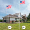 Cut Off Flagpole Aluminum Alloy, Adjustable And Extendable
