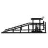 5 Ton Lifting Force Auto Car Truck Service Ramps Lifts, Garage Car Lift Hydraulic Ramps,Automotive Hydraulic Lift Repair Frame Lift 2 Pack  Black Color