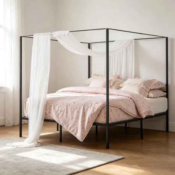 Canopy Bed Frame Only Bed Frame