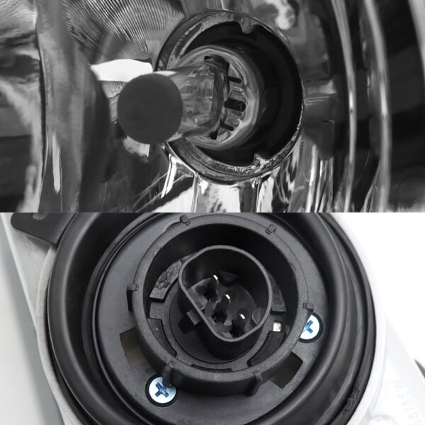 Left Black Headlights Compatible With Peterbilt 337,386,387 With Turn Signal
