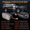 6f2d53ac-48b4-4891-a9e0-820edb6b78d6.jpg 2X LED Side Mirror Puddle Lights For 07-14 Yukon Sierra Tahoe Avalanche Escalade